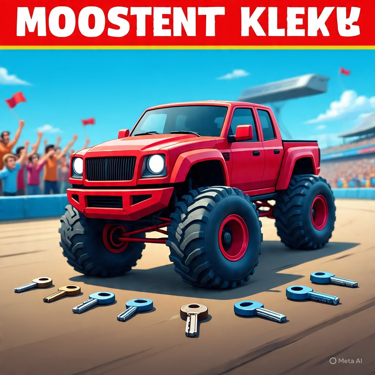 Monster Truck Hidden Keys